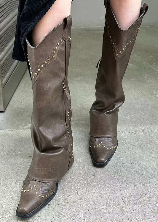 Rivet Cowboy Boots