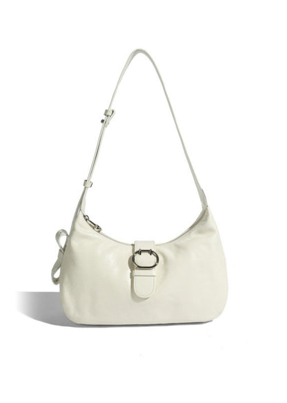 Stylish Medium Hobo Bag with Chic Buckle Accent