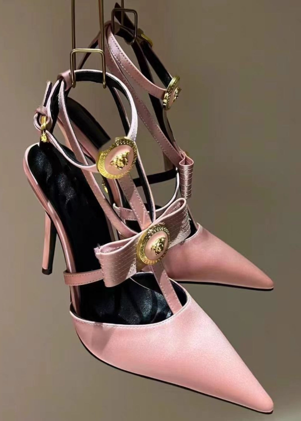 Pointed Bow Silk Satin Toe Pumps