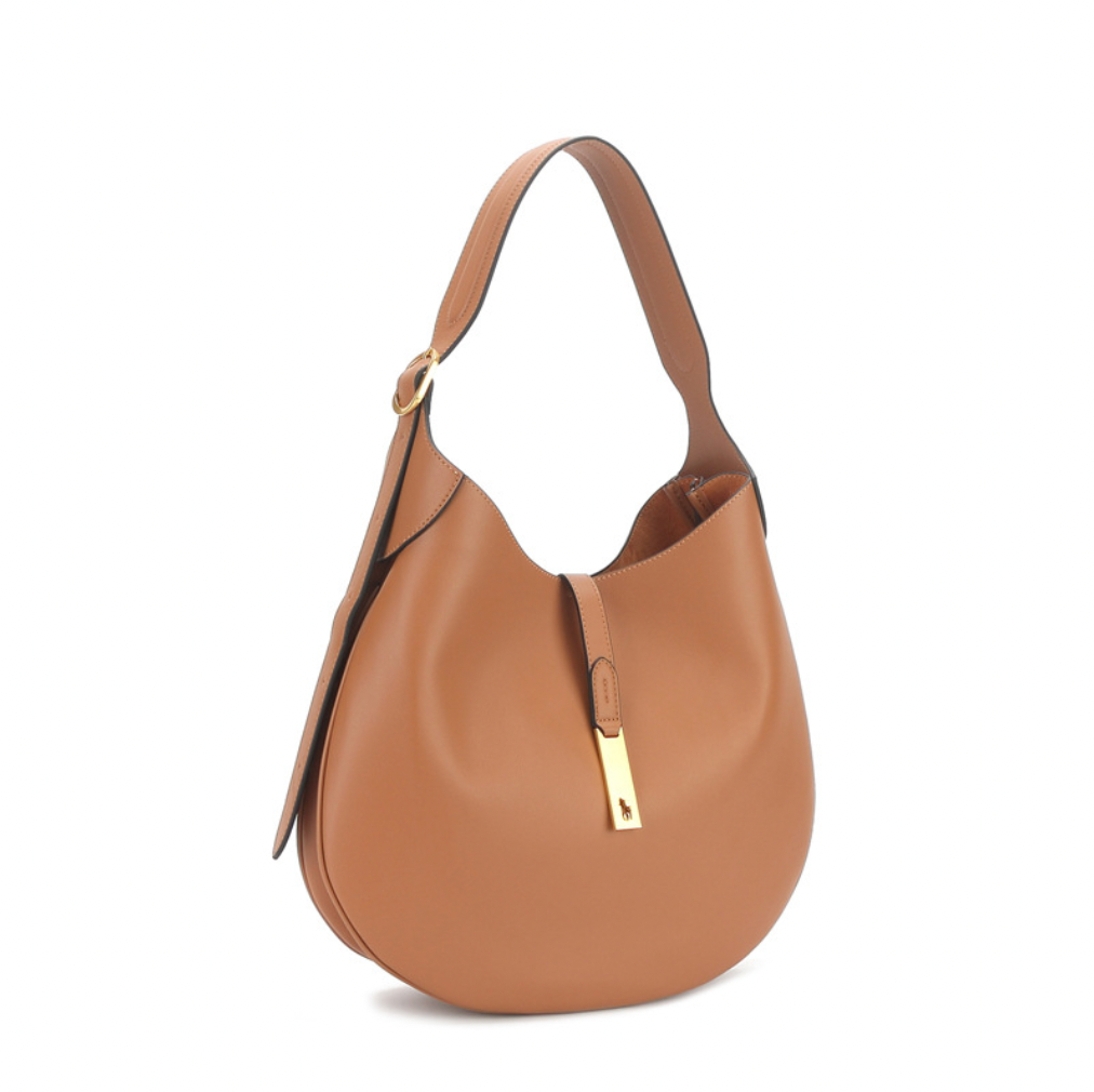 Frosted Leather Saddle Bag